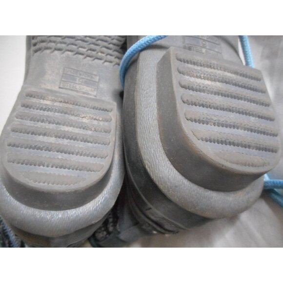 Khombu Mara Insulated Lace Up Snow Boots Gray/Black/Blue Women’s Size 9 - Picture 7 of 9